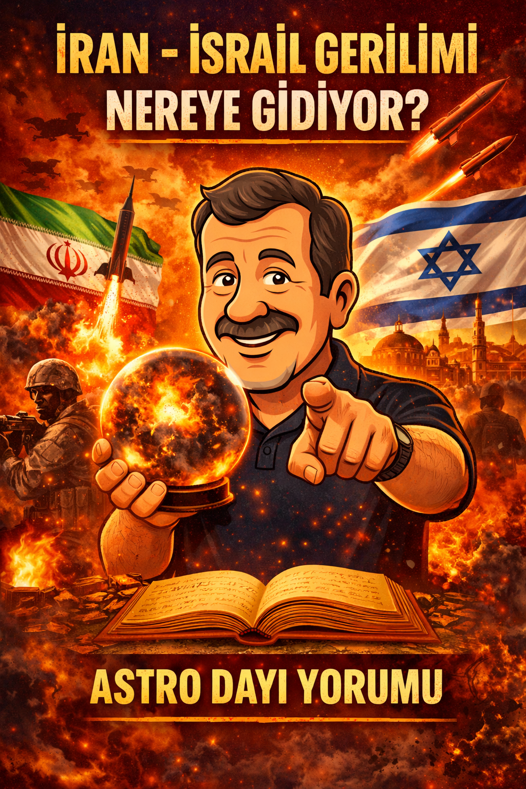İran – İsrail Gerilimi Nereye Gidiyor?Astro Dayı Yorumu: Orta Doğu’daki Büyük Satranç