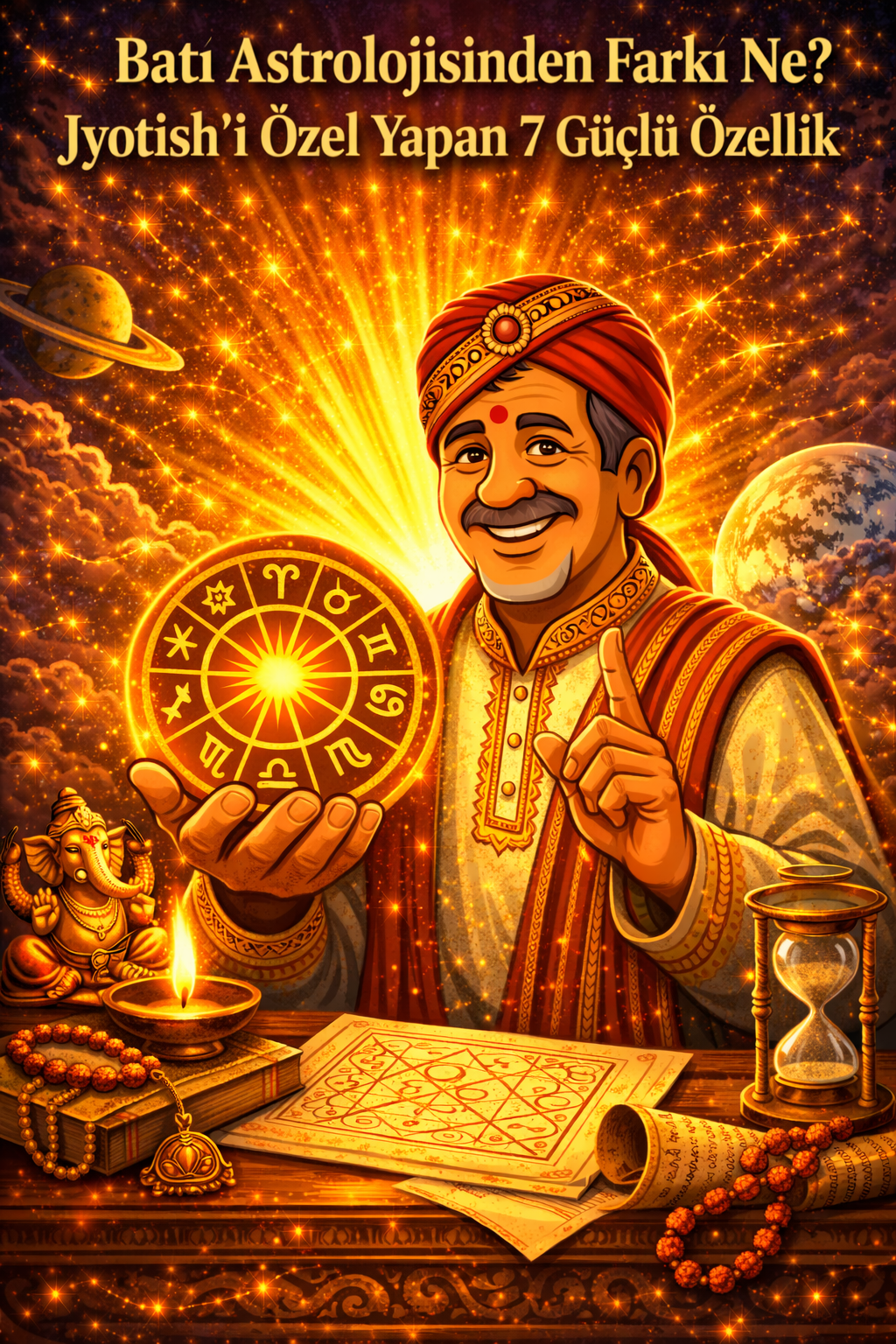 Batı Astrolojisinden Farkı Ne? Jyotish’i Özel Yapan 7 Güçlü Özellik