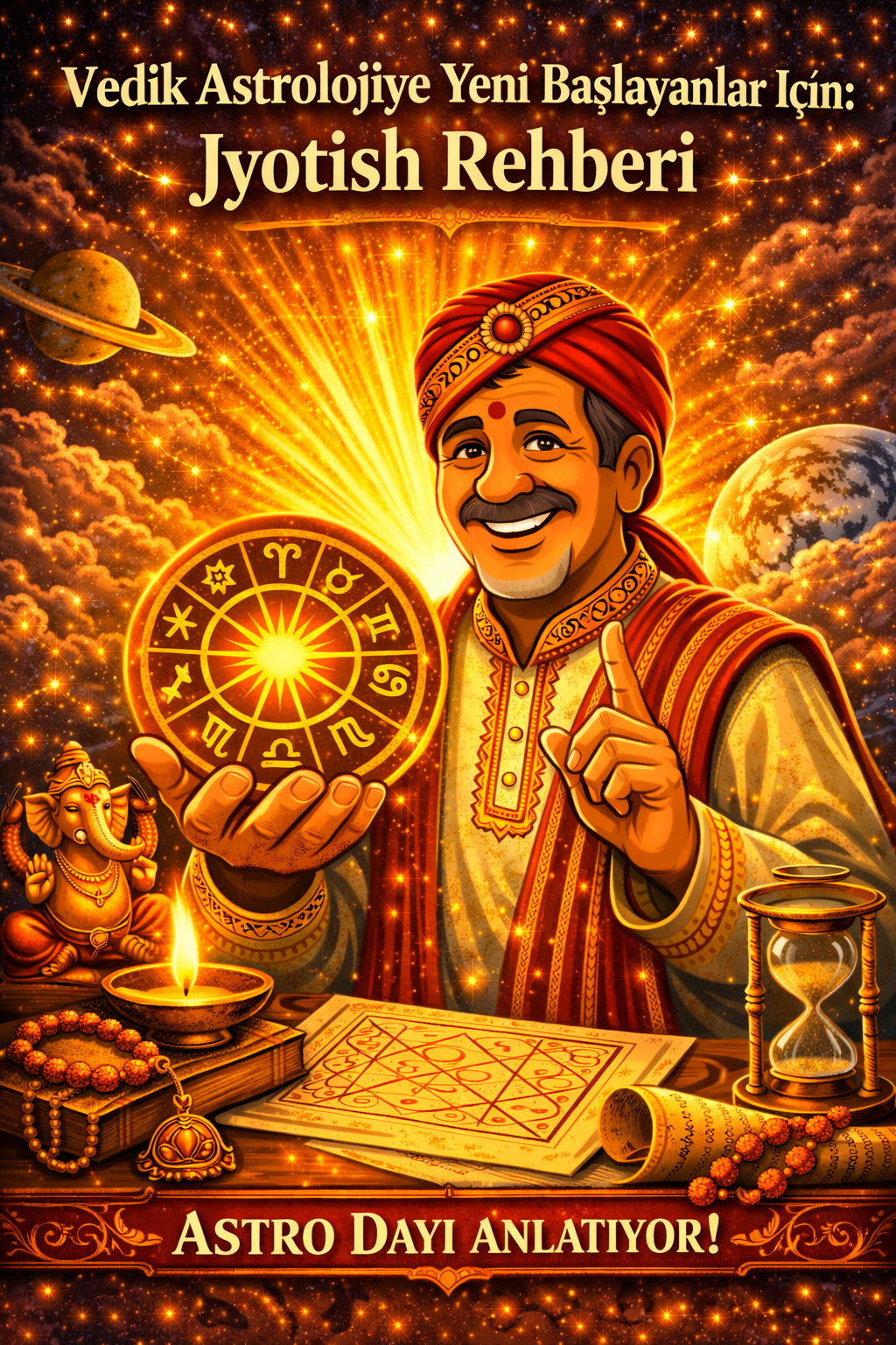 Vedik Astrolojiye Yeni Başlayanlar İçin: Jyotish Rehberi
