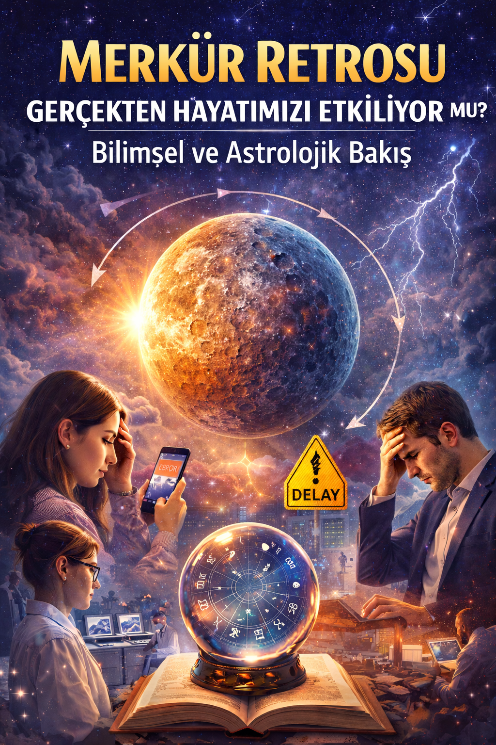 Merkür Retrosu Gerçekten Hayatımızı Etkiliyor mu? Bilimsel ve Astrolojik Bakış