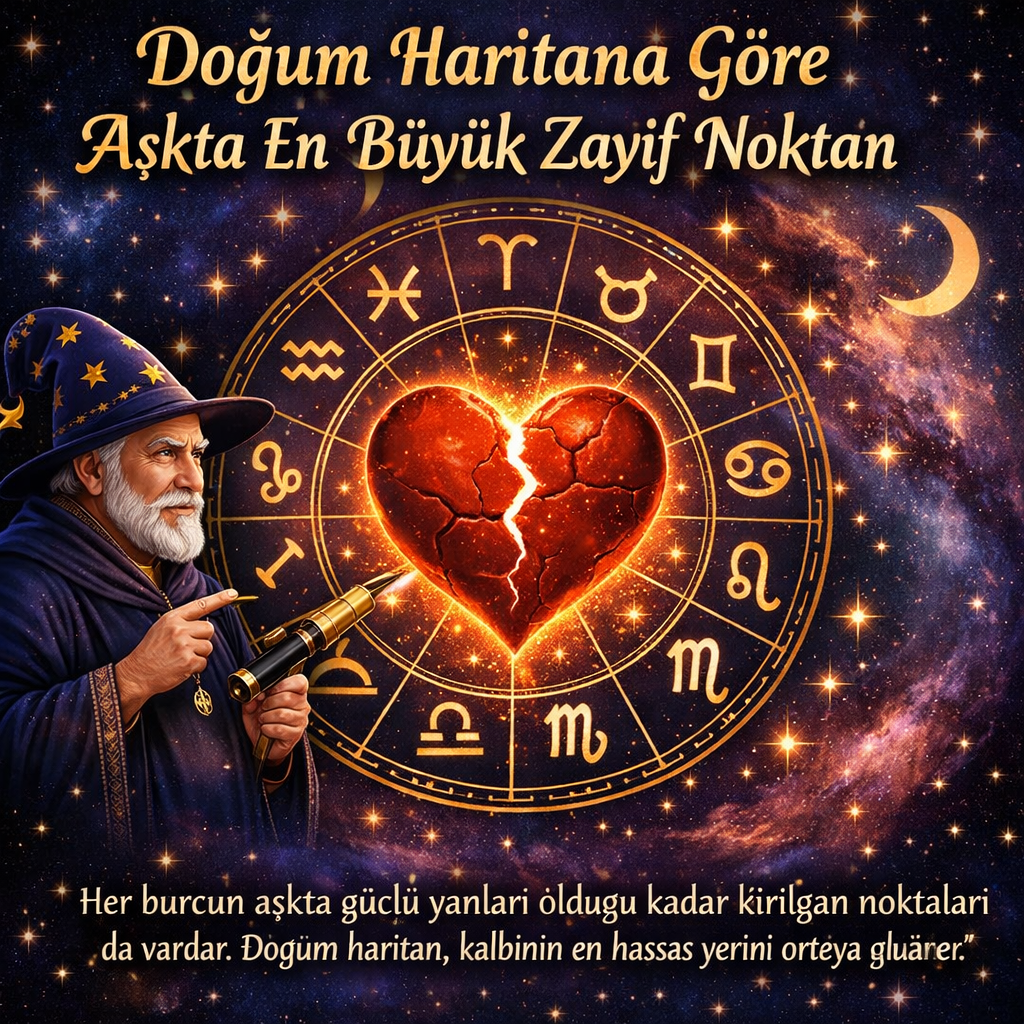 Doğum Haritana Göre Aşkta En Büyük Zayıf Noktan