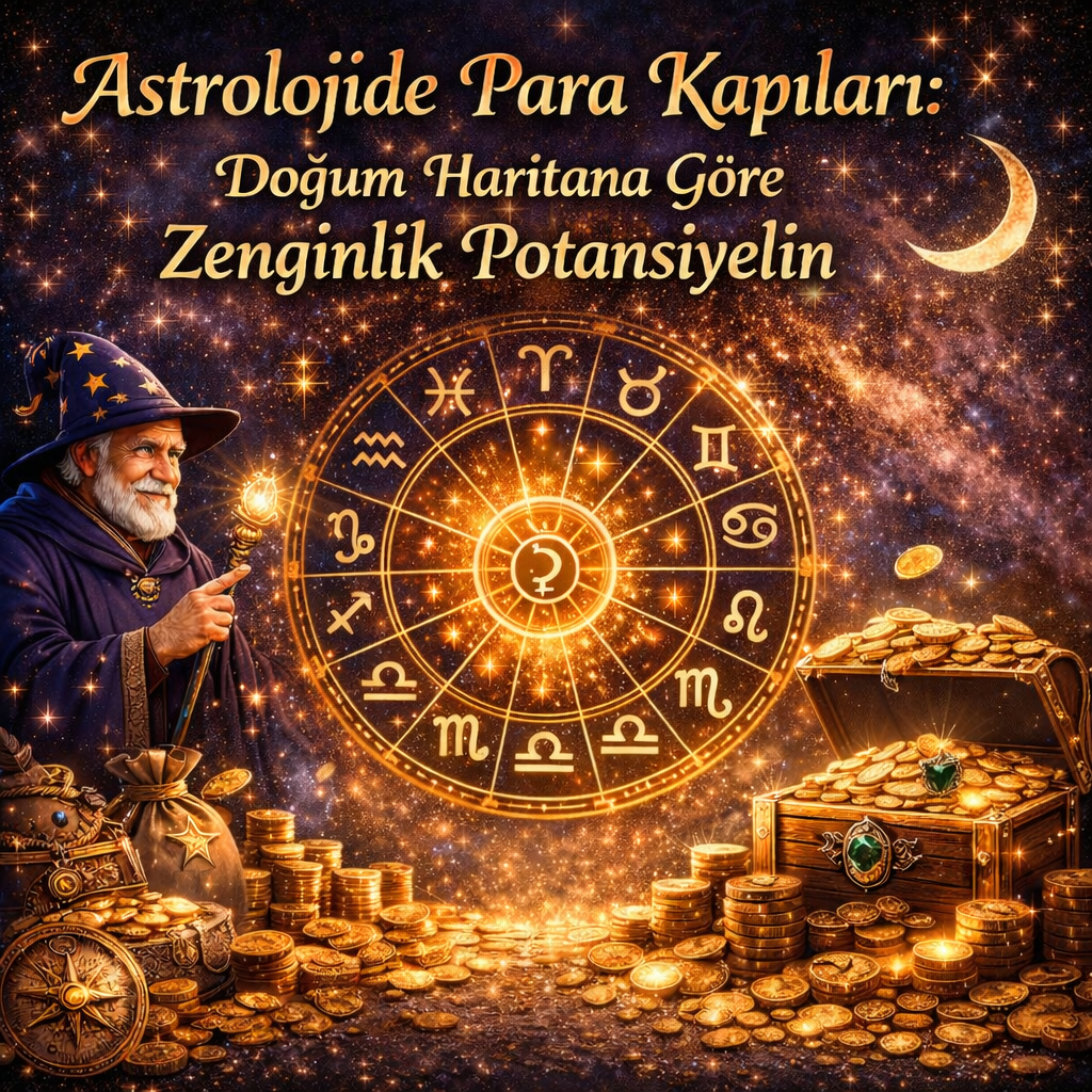 Astrolojide Para Kapıları: Doğum Haritana Göre Zenginlik Potansiyelin