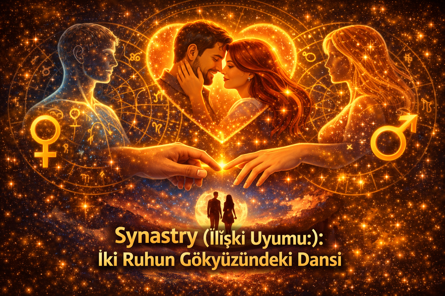 Synastry (İlişki Uyumu): İki Ruhun Gökyüzündeki Dansı