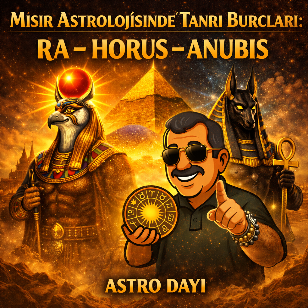 Mısır Astrolojisinde Tanrı Burçları: Ra, Horus ve Anubis’in Sırrı